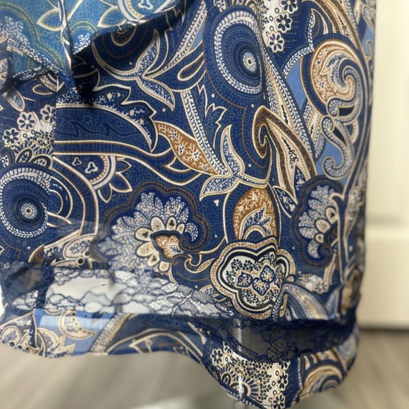 ALICE + OLIVIA Like-New Dreamy Women's Butterfly-Sleeve Mini Dress size L - Picture 4 of 10